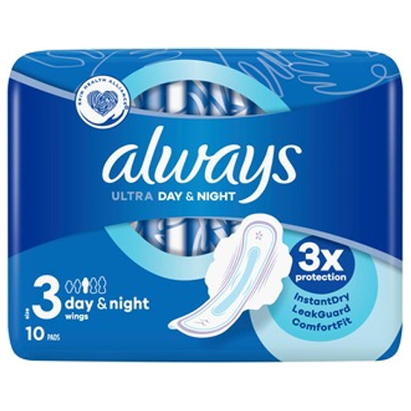 Прокладки Always Ultra День&Ночь 10 шт